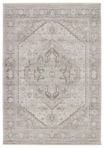 Product Image 2 for Venn Medallion Taupe/ Silver Rug from Jaipur