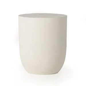Product Image 1 for Basil Outdoor Matte White Cast Aluminum Drink Table from Four Hands