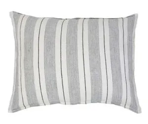 Product Image 1 for Laguna 28" x 36" Large Decorative Bed Pillow with Insert - Grey / Charcoal from Pom Pom at Home