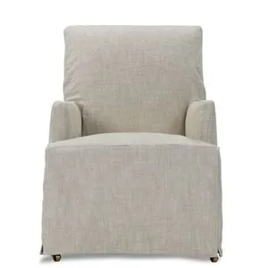 Product Image 1 for Finch Slipcover Dining Chair with Caster Leg from Rowe Furniture