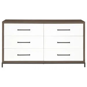 Product Image 1 for Wrenn 6-Drawer Brown Acacia Double Dresser from Essentials for Living