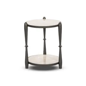 Product Image 2 for Ruthie Lunar Marble End Table from Four Hands