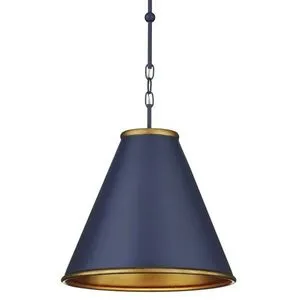 Product Image 1 for Pierrepont Small Blue Pendant from Currey & Company