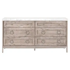 Product Image 7 for Azure Carrera 6-Drawer Double Dresser from Essentials for Living