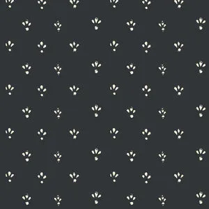 Product Image 1 for Fleur Premium Matte Wallpaper from Mitchell Black