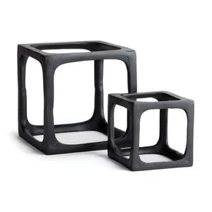 Product Image 1 for Cubist Black Sculptures, Set of 2 from Napa Home And Garden