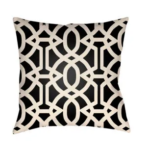 Product Image 1 for Litchfield Black and White Outdoor 20" Pillow from Surya