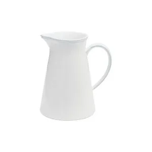 Product Image 1 for Friso Ceramic Stoneware Pitcher - White from Costa Nova