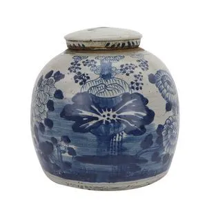 Product Image 1 for Vintage Ming Jar Four Season Plants from Legend of Asia