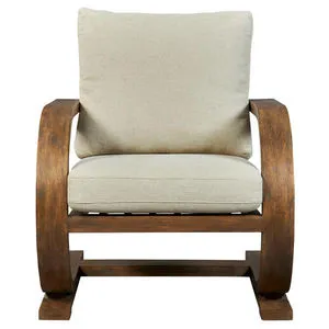 Product Image 1 for Bedrich Wooden Accent Chair from Uttermost
