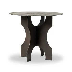 Product Image 1 for Round Side Table In Solid Iron from Four Hands