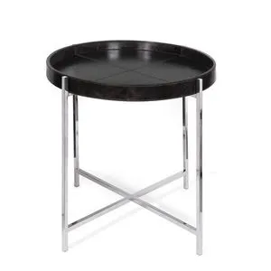 Product Image 1 for Derby Leather Tray Table - Black from Regina Andrew Design