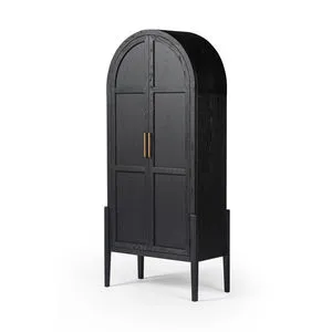 Product Image 1 for Tolle Arched Black Two-Door Cabinet from Four Hands
