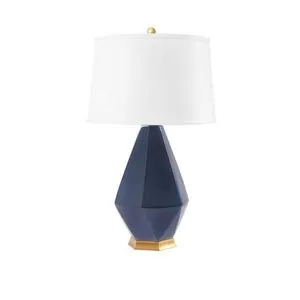Product Image 3 for Olsen Star Sapphire Glazed Porcelain Table Lamp from Villa & House