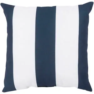 Product Image 1 for Rain Gray / Navy Nautical Outdoor Pillow from Surya