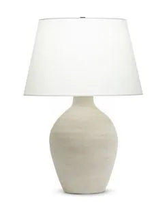 Product Image 1 for Dundalk Textured Ceramic Table Lamp - Cream from FlowDecor
