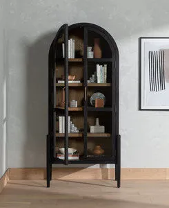 Product Image 1 for Tolle Cabinet - Drifted Matte Black from Four Hands