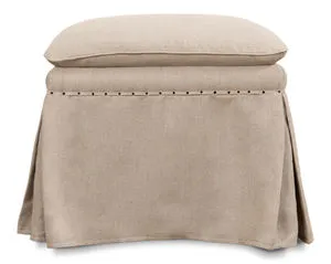 Product Image 5 for Draped Ottoman from Sarreid Ltd.