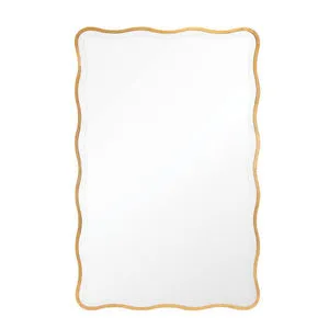 Product Image 1 for Candice Resin Mirror Rectangle - Gold Leaf from Regina Andrew Design