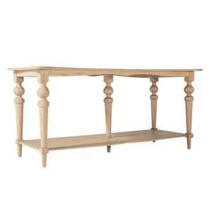 Product Image 1 for Nirvana Brushed Blonde Natural Oak Console Table from Gabby