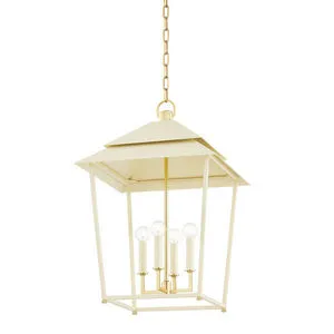 Product Image 1 for Natick 4-Light Large Lantern - Aged Brass from Hudson Valley