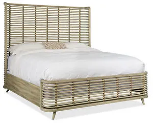 Product Image 3 for Surfrider Pecan & Cane King Rattan Bed from Hooker Furniture