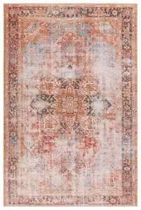 Product Image 1 for Matias Medallion Rust/Navy Rug from Jaipur