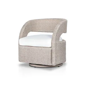 Product Image 1 for Hawkins Outdoor Swivel Chair from Four Hands