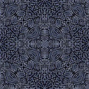 Product Image 1 for Flora Spiral Blue Removable Peel & Stick Wallpaper from Mitchell Black