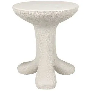Product Image 1 for Laramy Side Table White Fiber Cement from Noir