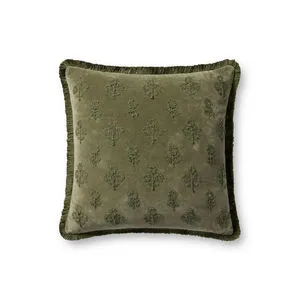 Product Image 1 for Darla Olive Pillow from Chris Loves Julia × Loloi