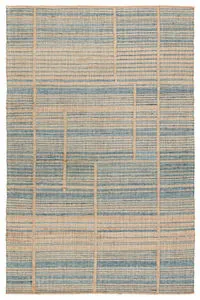 Product Image 9 for Ciana Handmade Striped Brown/ Blue Rug from Jaipur