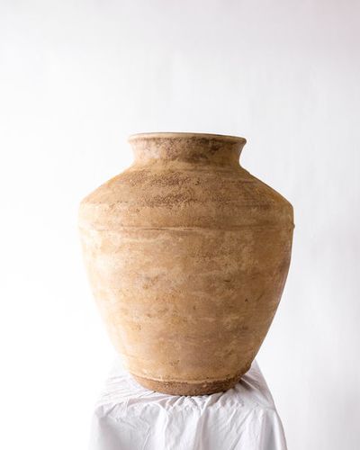 Greek Terracotta Pottery - Patitiri Pot with Handles - Eye of the Day