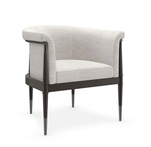 Product Image 1 for Gray Fabric Modern Dorian Accent Chair from Caracole
