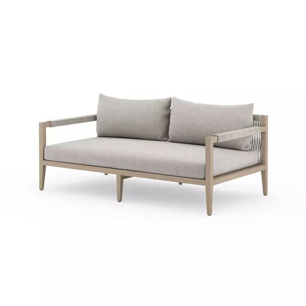 Product Image 1 for Sherwood Wooden Outdoor Sofa, Washed Brown from Four Hands