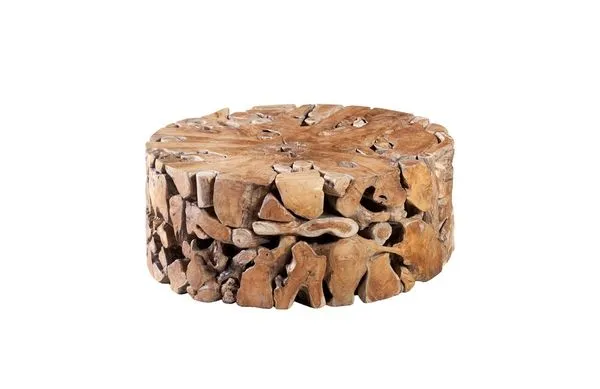 Product Image 1 for Teak Slice Coffee Table, Round from Phillips Collection