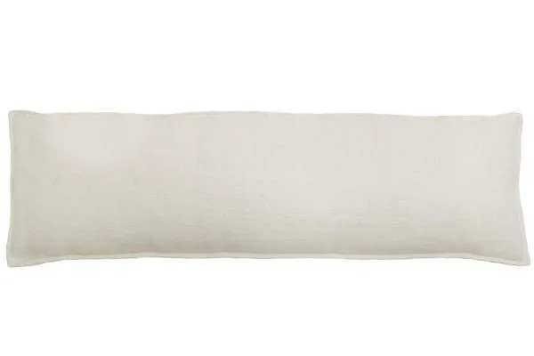 Product Image 1 for Montauk 18" x 60" Decorative Body Pillow with Insert - Cream from Pom Pom at Home