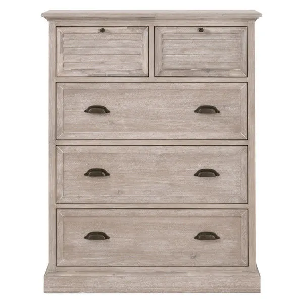 Product Image 1 for Eden 5-Drawer Light Wood Dresser from Essentials for Living