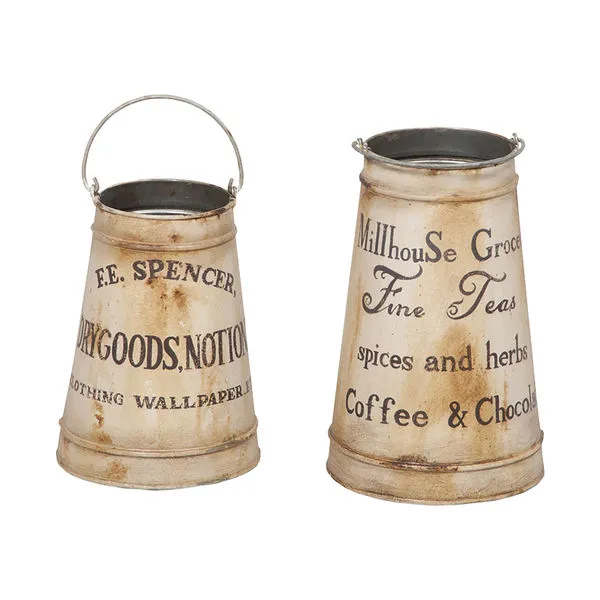 Product Image 1 for Round Tin Planters from Elk Home