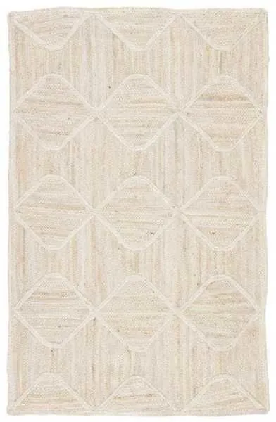 Product Image 1 for Sisal Bow Natural Trellis Ivory/ Beige Rug from Jaipur
