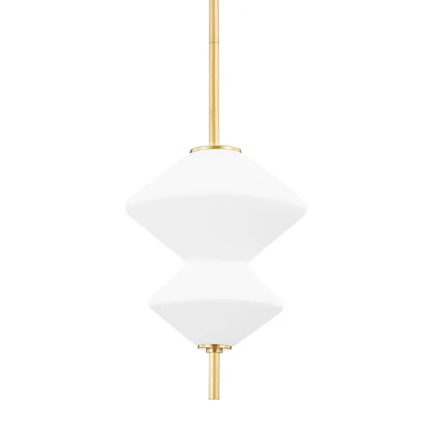 Product Image 1 for Barrow 1-Light Pendant - Aged Brass from Hudson Valley