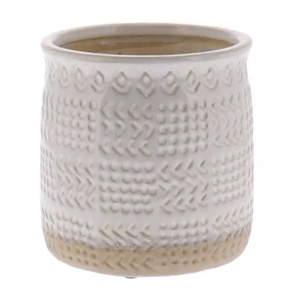 Product Image 1 for Cheyenne Cachepot, Ceramic White from Homart