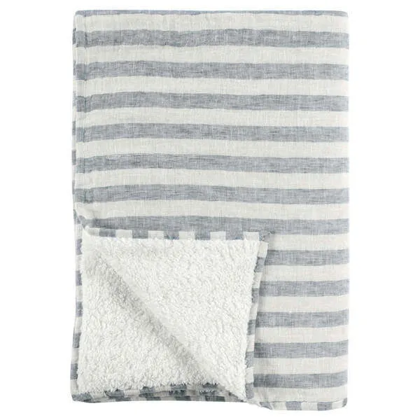 Product Image 1 for TC Cyprus Ivory/Blue Throw from Classic Home Furnishings