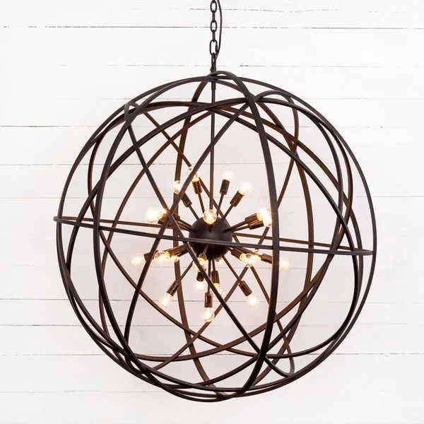 Product Image 1 for Tennyson Large Chandelier Rust from Four Hands