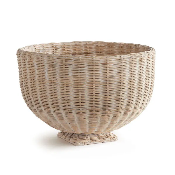 Product Image 1 for Charleston Rattan Footed Bowl from Napa Home And Garden