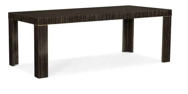 Product Image 1 for Brown Wood Modern Rectangular Edge Dining Table from Caracole
