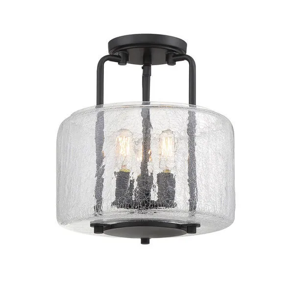 Product Image 1 for Avalon 3 Light Semi Flush Mount from Savoy House