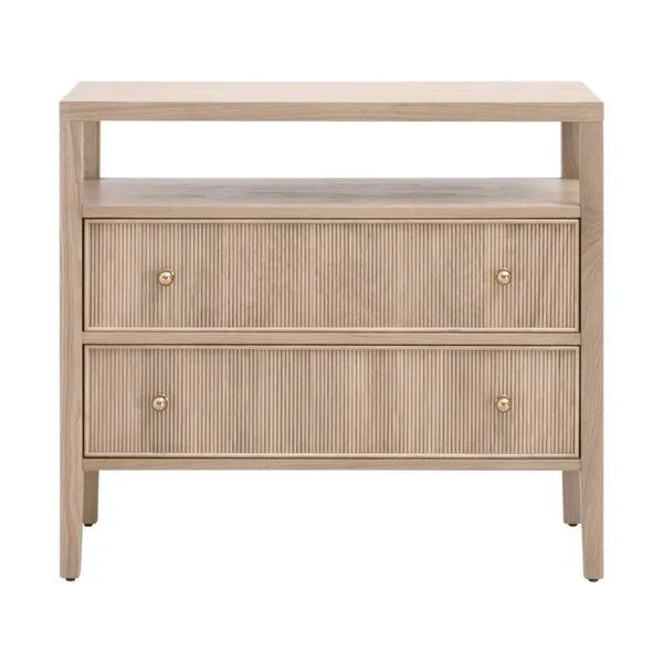 Product Image 1 for Highland Open Shelf 2-Drawer Nightstand from Essentials for Living