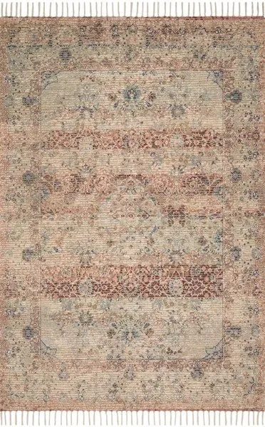 Product Image 1 for Cornelia Loloi X Justina Blakeney Collection Seafoam Green / Brick Rug from Loloi