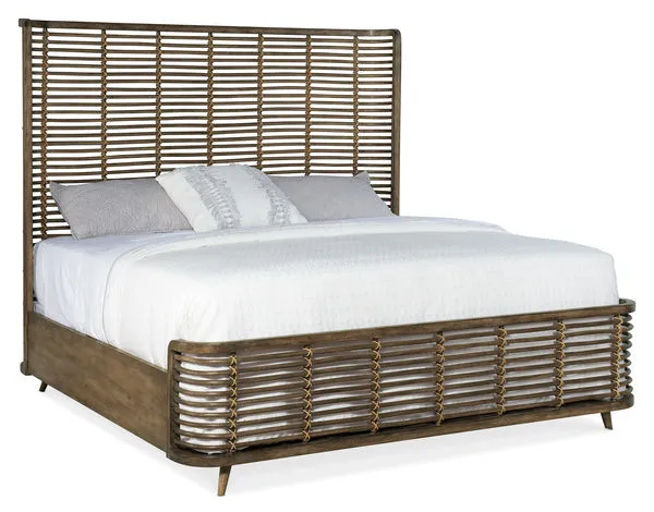 Product Image 1 for Sundance Pecan & Cane Rattan King Bed from Hooker Furniture